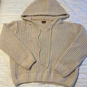 Super Cozy Knit Hoodie Sweater